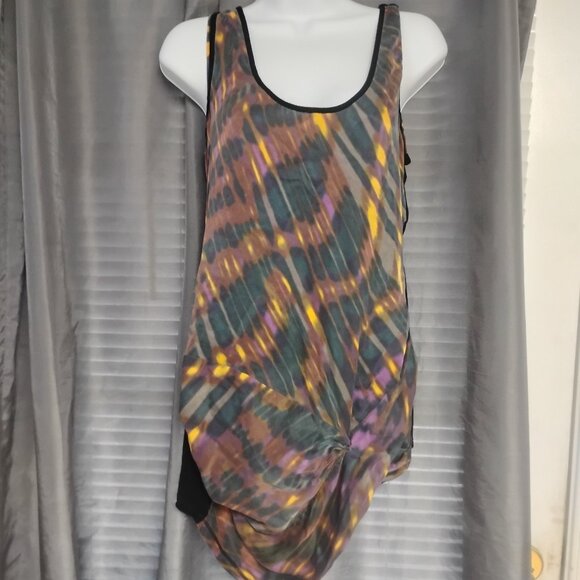 ❤️KAREN MILLEN Asymmetrical Top or Mini Dress Bust 33" - Picture 1 of 10